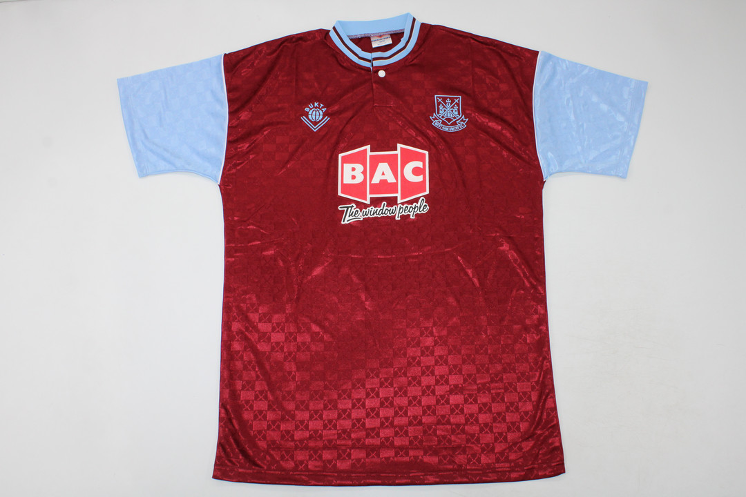 AAA Quality Westham 89/90 Home Soccer Jersey